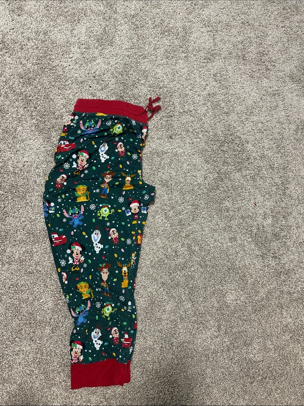 Little Sleepies Red women’s pants with Mickey Print